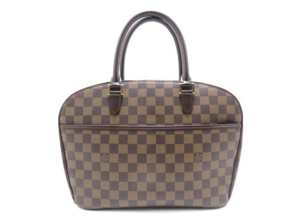 LOUIS VUITTON Bag Salia Horizontal Damier Handbag Canvas Brown